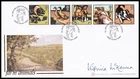 Born Free Actress VIRGINIA McKENNA Signed 2005 GB Farm Animals Buckingham FDC