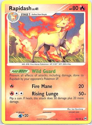 Rapidash 28/99 Arceus Regular