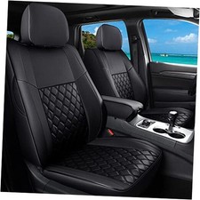 Car Seat Covers for Grand Cherokee, 2pcs Full Upgrade Version Front Pair/Black