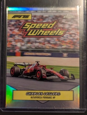 2025 Topps Chrome Formula 1 - 1975 Speed Wheels Charles Leclerc #75-SF