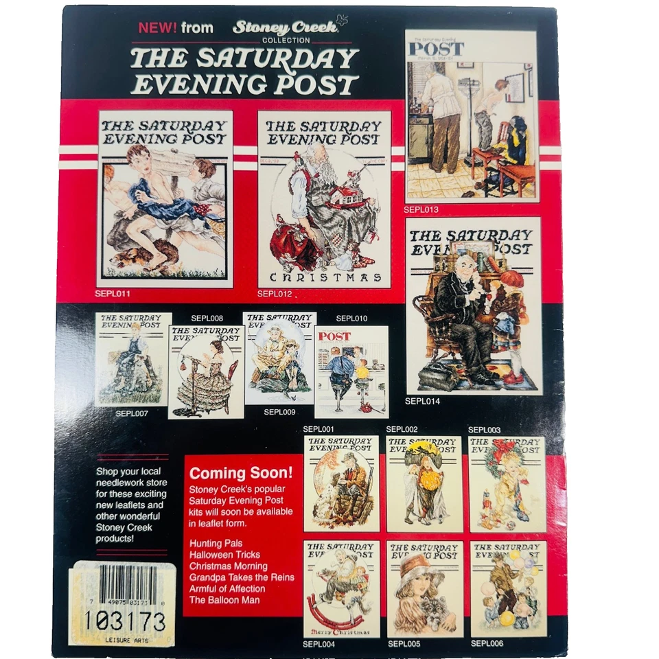 Saturday Evening Post The Balloon Man Cross Stitch Pattern Stoney Creek SEPL006 - Image 3 of 4