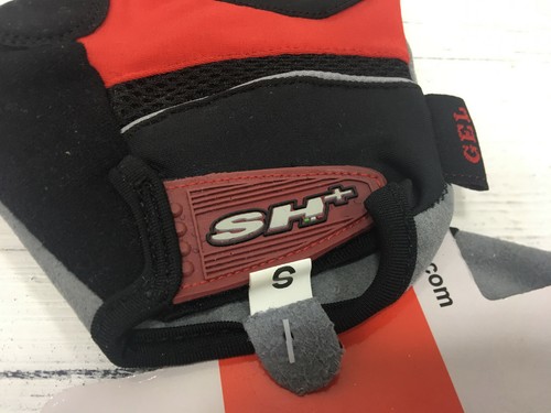 SH+ Dragonfly Half Fingers Bicycle Gloves (Black red) - Picture 4 of 7