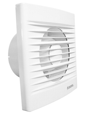 Wandventilator mit Klappe und Zeitschaltuhr mit Feuchtigkeitsregler Dospel