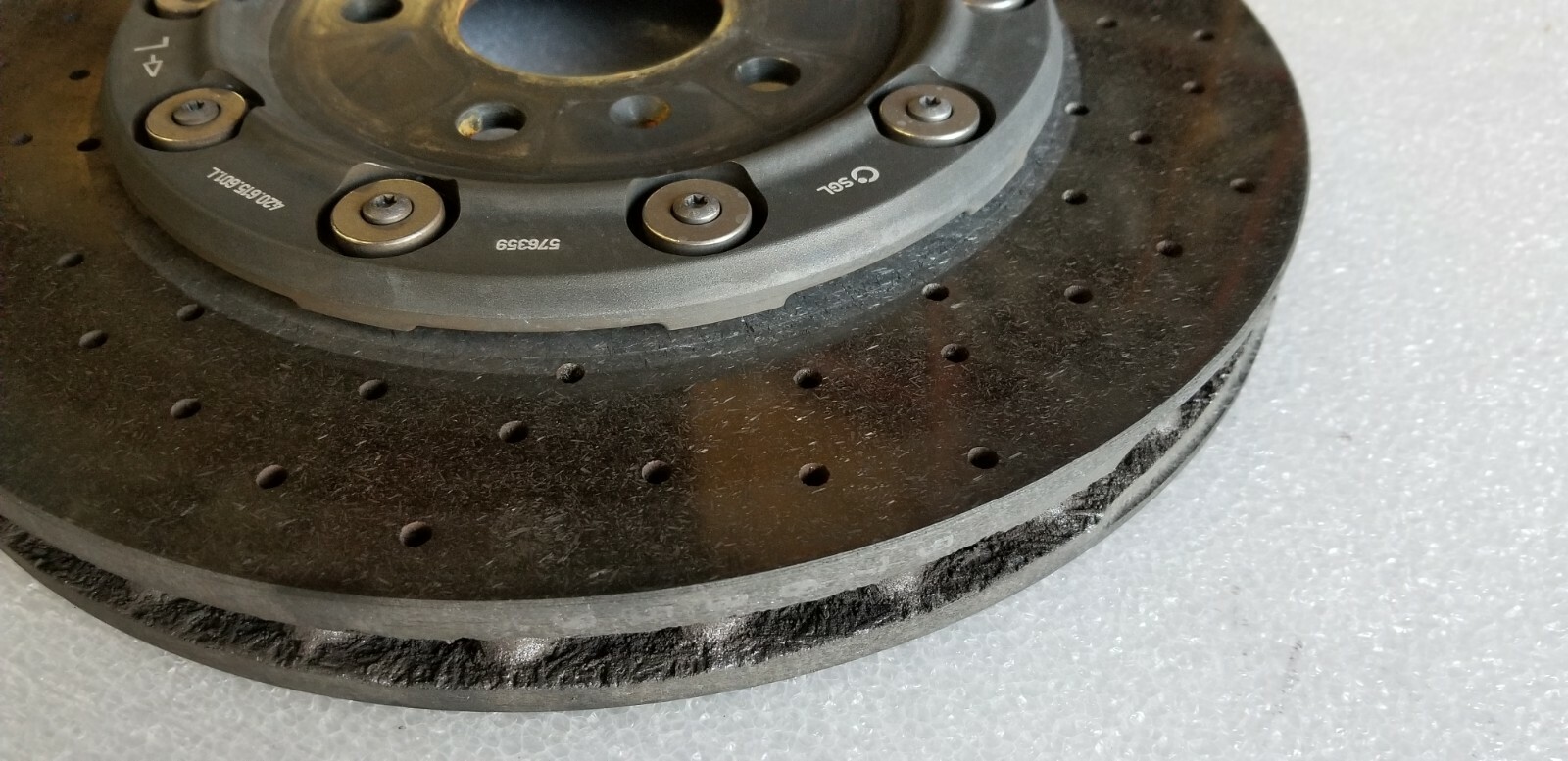 LAMBORGHINI HURACAN GALLARDO LP560 REAR LEFT CARBON CERAMIC BRAKE DISC OEM