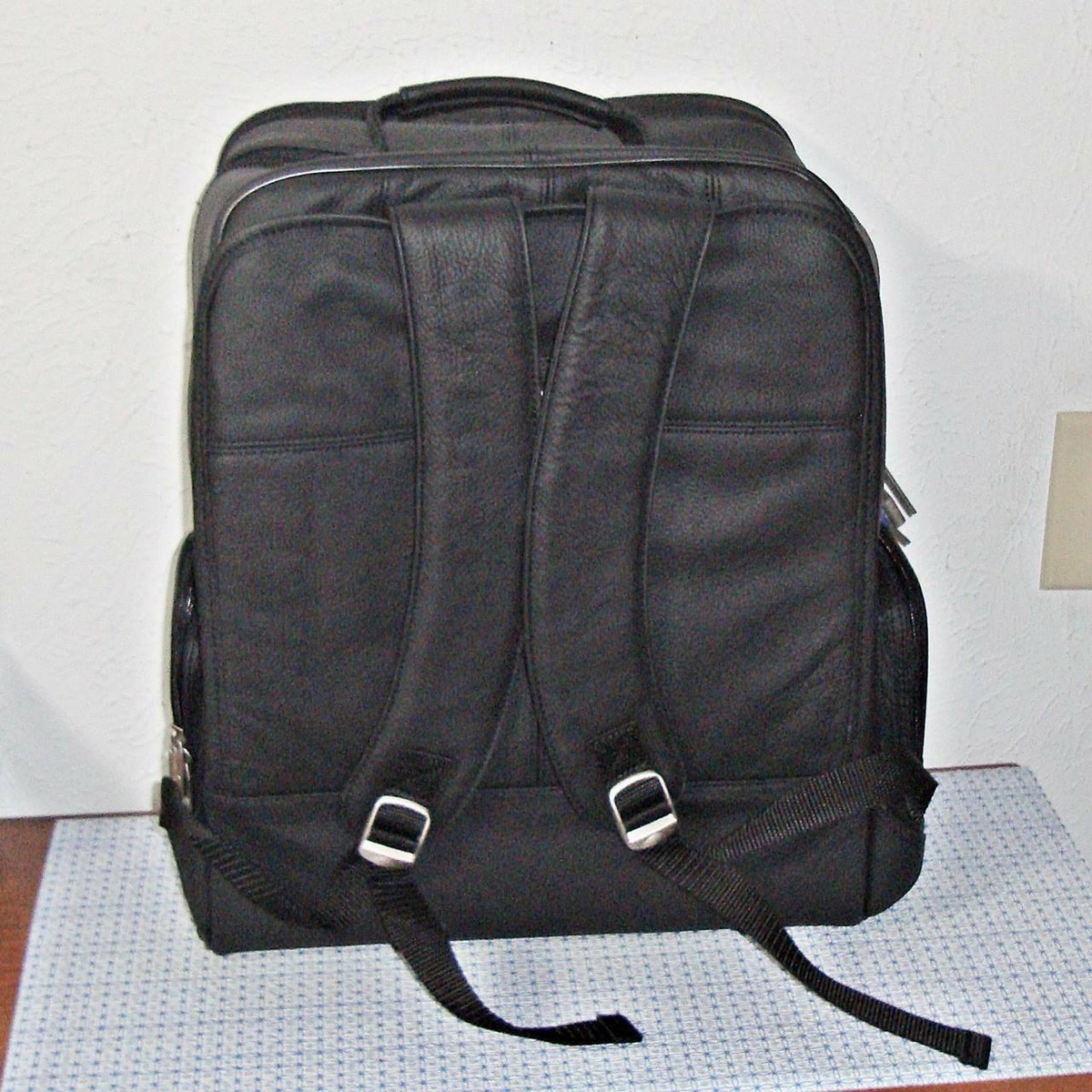 NEWAMERILEATHER 1530-0 CEO LEATHER BACKPACK - BLACK | eBay