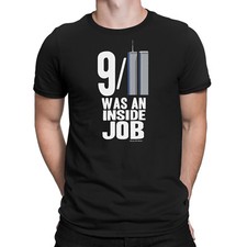 Camiseta para hombre 9/11 911 Was An Inside Job Torres Gemelas Conspiración Regalo de Estados Unidos