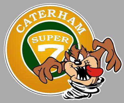 CATERHAM Super 7 Left TAZ Sticker Left Laminated Vinyl