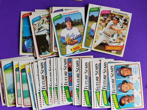 1980 TOPPS BASEBALL TRADING CARDS 541-726 YOU PICK FREE SHIPPING 50% 2 OR MORE - 第 1/229 張圖片