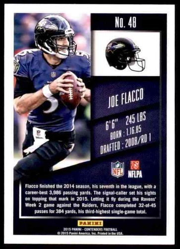 Contendors Joe Flacco 2015 #48 - Imagen 2 de 2