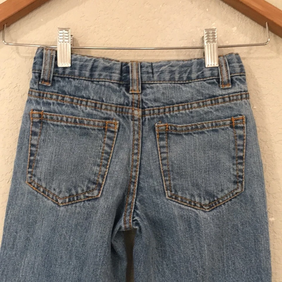 Toughskins Boys Sz 5 Relaxed Fit Jeans Adjustable 100% Cotton Denim - Image 4 of 4