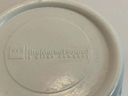 6 Market Source Melamine Vienna Floral Ice Cream Cone Shaped Dish/Holders - Picture 7 of 12