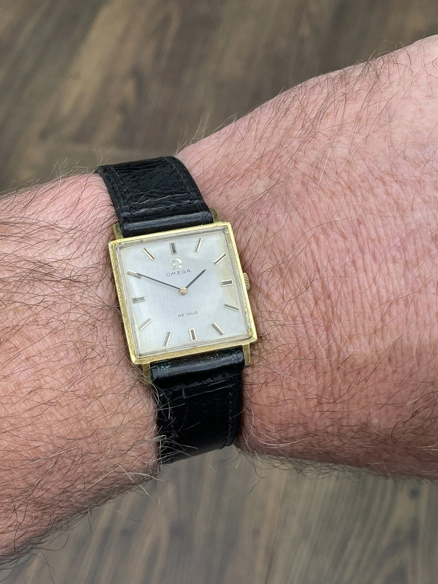 Omega square shop watch vintage