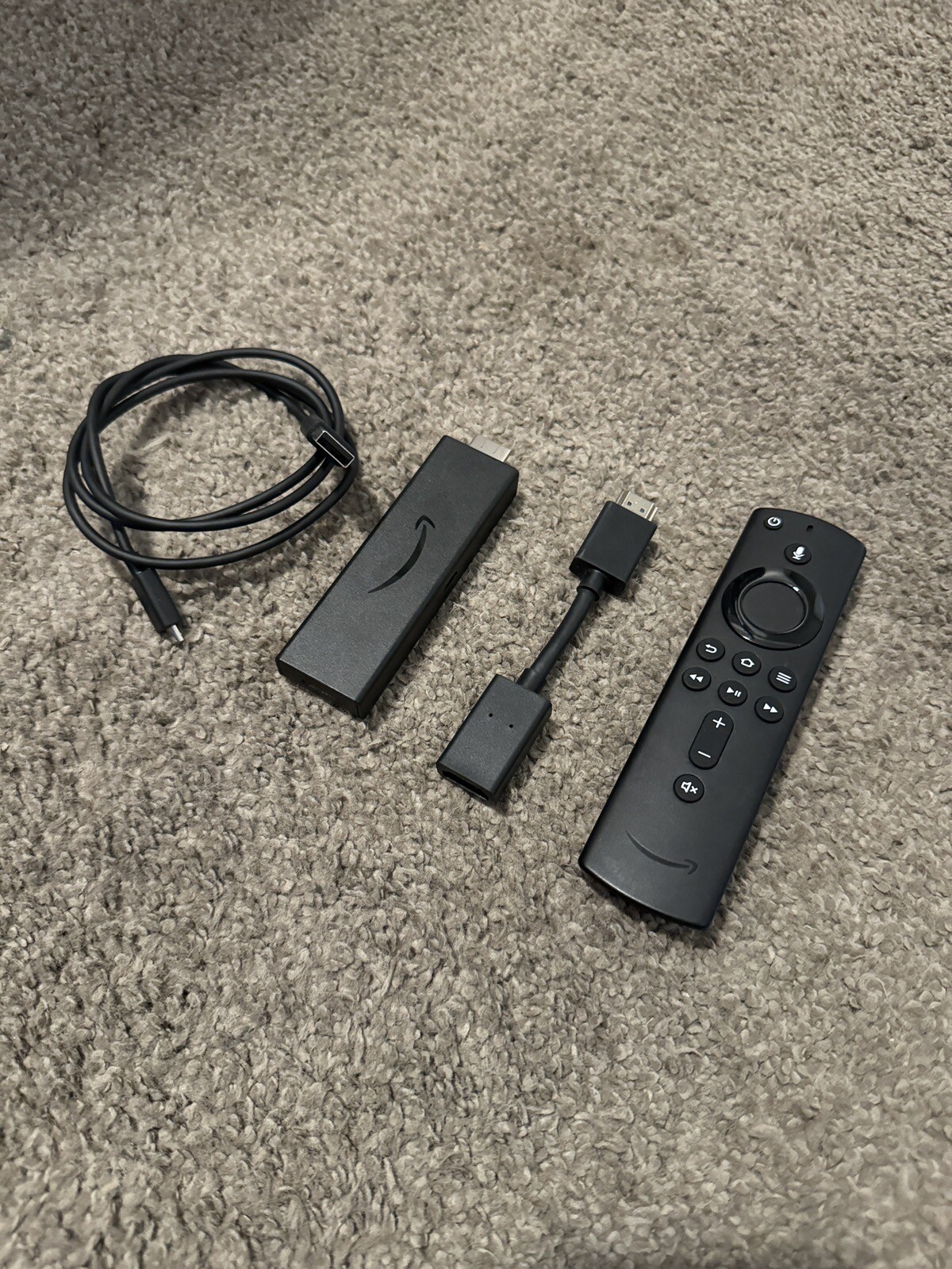 Amazon Fire TV Stick E9L29Y 4K w/ HDMI Connector & Cable Only Fast Free