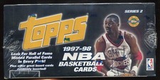 1997-98 Topps Series 2 (HTA) Jumbo Sealed Box 12 packs 40 Cards From: San Diego