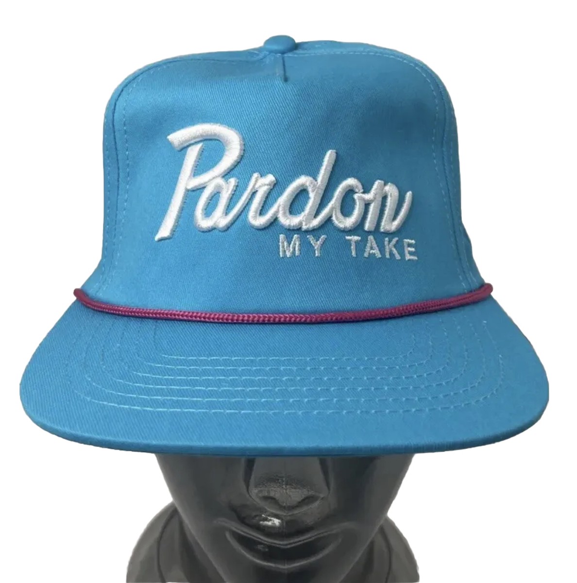 Barstool Sports Teal Pardon My Take Rope PGA Golf Hat Cap Pizza Dave  Portnoy NEW