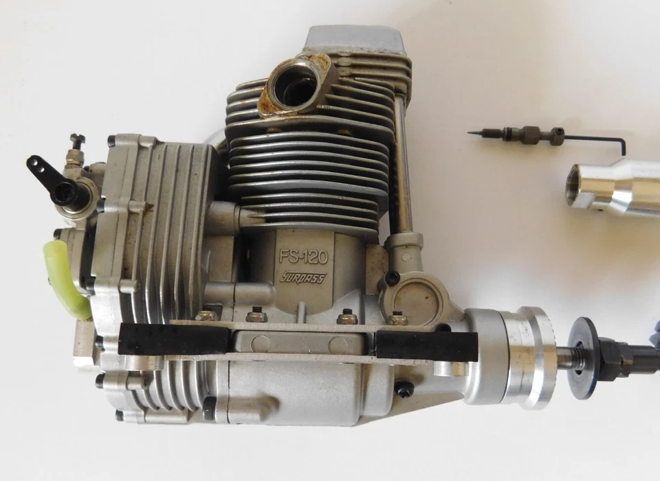 OS 120 Supercharged Engine FS-120S-SP 120S SP FS 35522 - Image 3 of 4