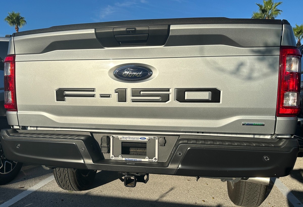 表札☆足あと150☆ 2021-2026 Ford F-150 Tailgate Letter Inserts - Official Licensed