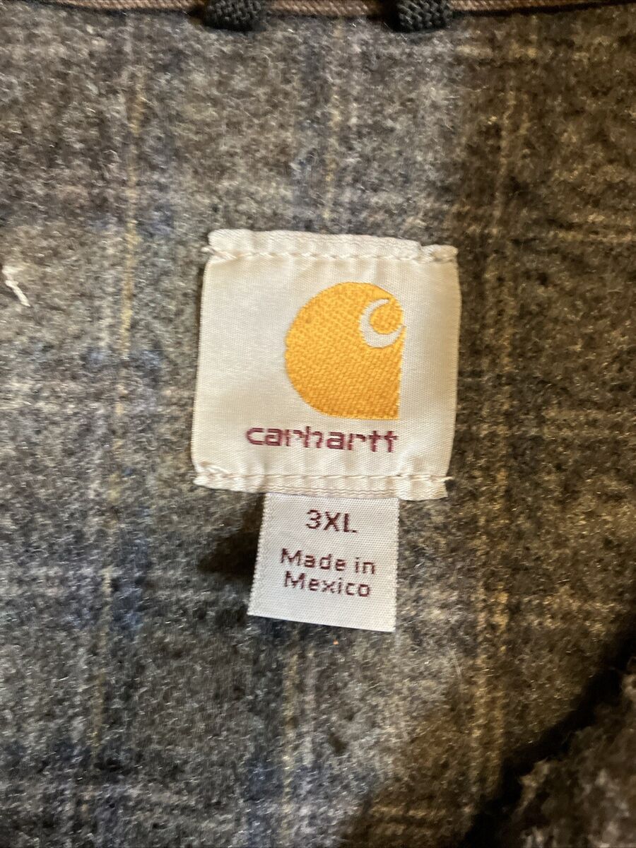 Vintage Carhartt Jacket J97 Mens 3XL Detroit Flannel Blanket Vintage Carhartt Jacket J97 Mens 3XL Detroit Flannel Blanket