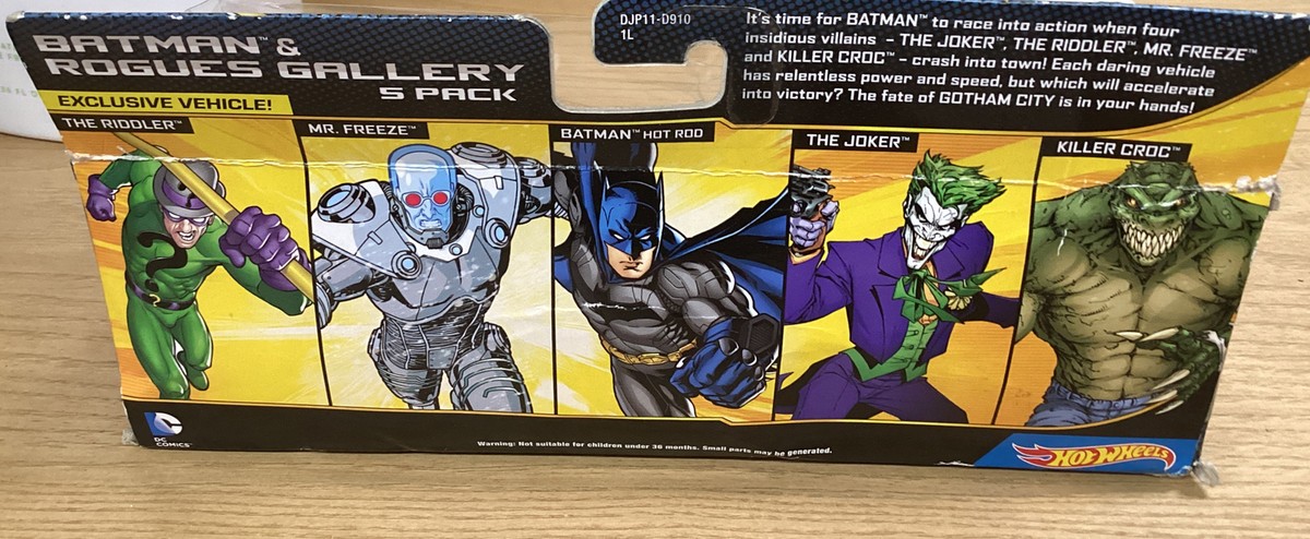 ⚡️Hot Wheels DC Comics Batman & Rogues Gallery Exclusive 5