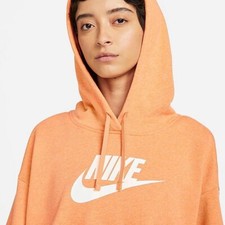 NWT Womens Nike Sportswear Club Fleece Hoodie sz XS DQ5850 871 Oversized