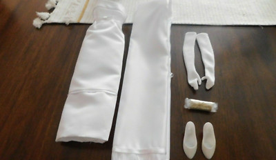 Franklin Mint Jackie Kennedy Doll White Satin Gown Ensemble For A Vinyl Doll