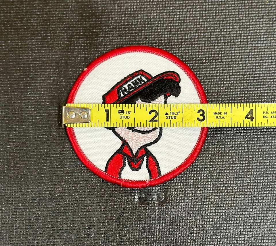 Vintage Hardware Hank Circle 3" 1970s Patch New-old Stock Rare Jacket Hat Coat - Image 3 of 4