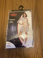 Stranger Things Eleven 11 Halloween Cosplay Costume Romper Mall Dress 80s Retro