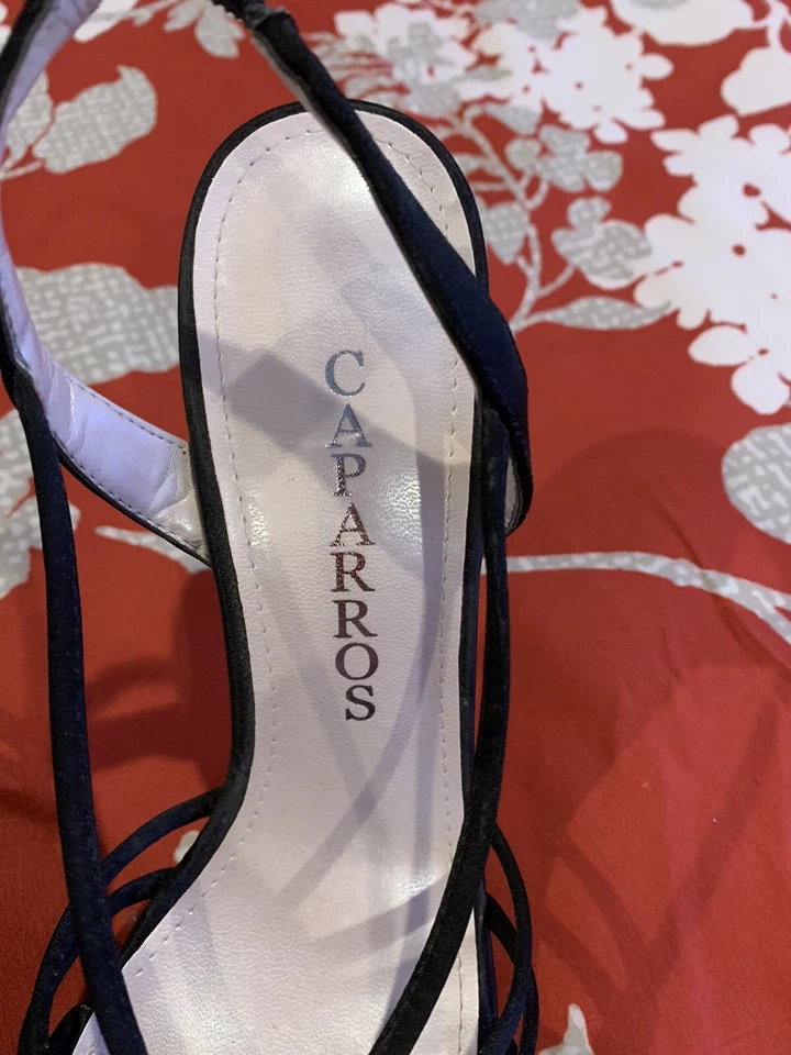 Caparros Strappy Black Sandals - Image 3 of 4