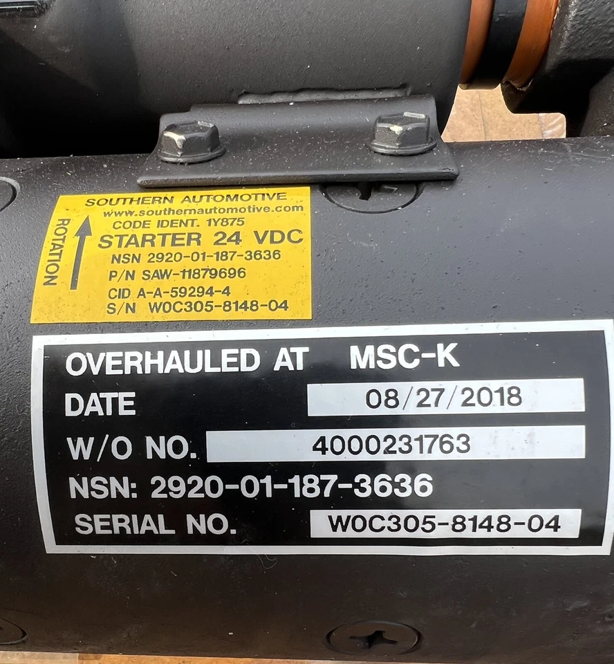 初学者 2920-01-187-3636. PN:M0017296ME — 第 2/4 张图片