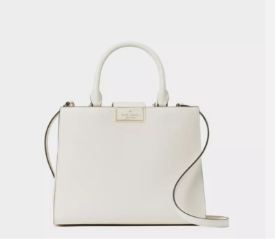 Kate Spade Reegan Top Handle Smooth Leather Satchel Crossbody 