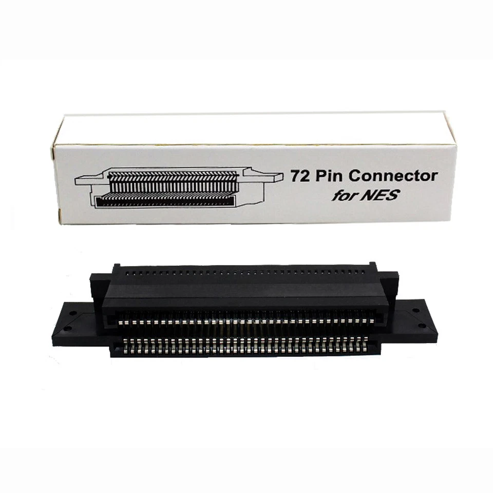 For NES 72 Pin Connector Replacement Cartridge Slot Games Console Repair Kit - Image 2 of 4