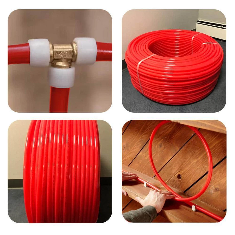 1 in. x 100 ft. Red Polyethylene PEX Non-Barrier Pipe and Tubing for Potable - Image 2 of 4