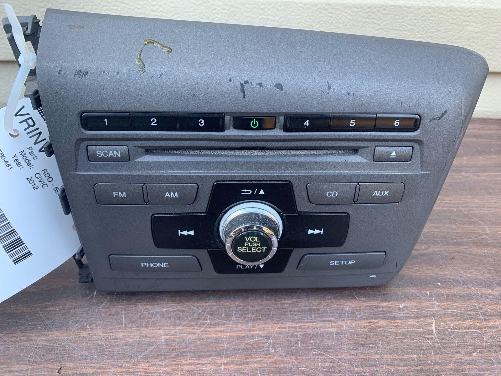 12 HONDA CIVIC Audio & Visual Equip.(radio)