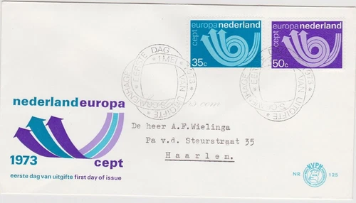 FDC Netherlands, 1973. EUROPA Stamps.