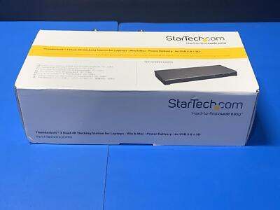 Startech TB3DOCK2DPPD Thunderbolt 3 Dual 4K Docking Station