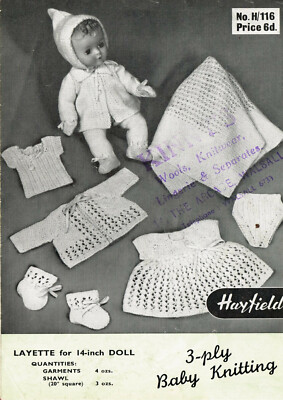 Strickanleitung Kopie 0667.   Puppenkleidung Outfits für 14 Zoll Puppen. 