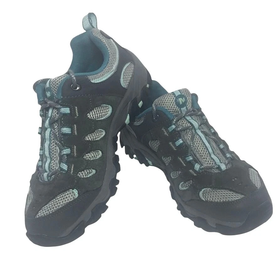 Merrell Women s Ridgepass Hiking Shoes in Granite Eggshell Blue Size 7