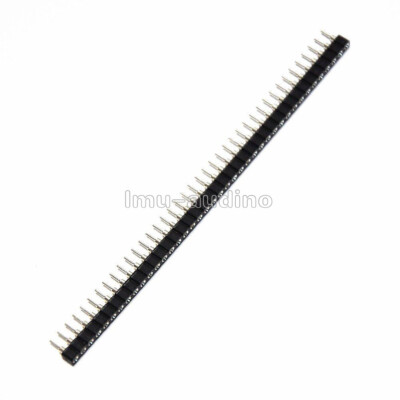 10pcs Strip Tin PCB IC Breakable Female 40pin Single Row Round Header Socket