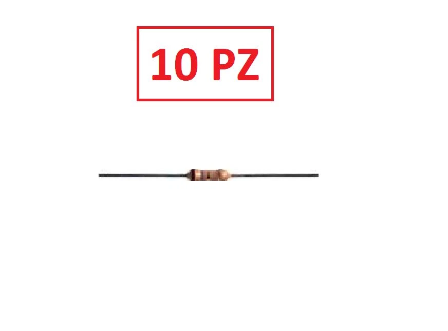 Resistenze 0.25W 5% - Kit Da 30 Pezzi, Valore A Scelta (100 Ohm A 1 KOhm) – Resistor A Strato Di Carbone Elpohl®