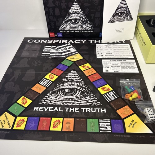 CONSPIRACY THEORY Trivia Board Game Mint Condition - Picture 2 of 9