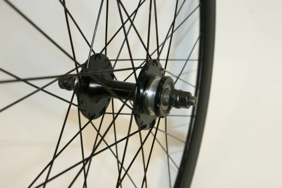 Rueda trasera Fuji 700c negra Fixie/rueda libre atornillable 36h 120 mm R50 Foto 3 de 4