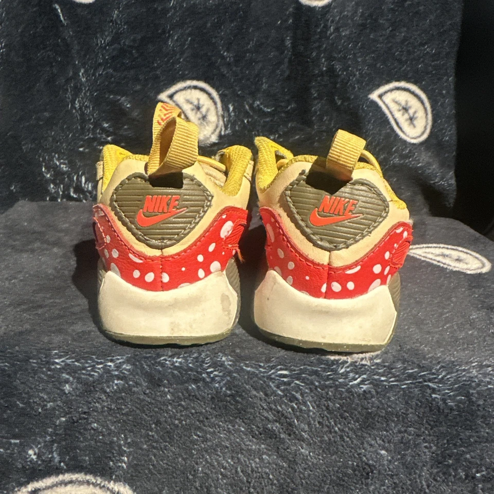 Nike Air Max 90 Toggle SE TD 'Mushroom' Toddler Shoe Size 7C - Image 4 of 4