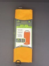 NWT Quest 10 LITER 3 Roll Water RESISTANT Orange Dry Bag 20.1” x 7.7”