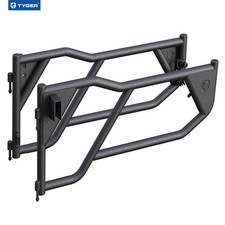 For 2007-2018 Jeep Wrangler Jk 2-doors Textured Black Tubular Doors