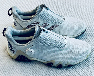 adidas CodeChaos GX3938 BOA Zip Spikeless Golf Shoes White/Blue Men s 12 GOOD