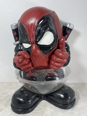 Rubies Deadpool Candy Bowl Holder Marvel Statue w/ Bowl Party Display Fast Ship