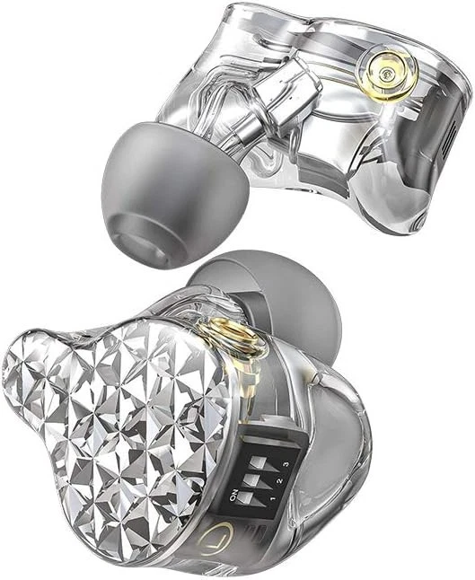 FiiO FA9 Auriculares con Cable Auriculares Intrauditivos HiFi 6BA con Monocrisos MMCX Desmontables Foto 2 de 4