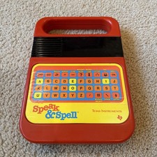 Speak  Spell Texas Instrument 1978 Electronic WORKS With Battery Cover
