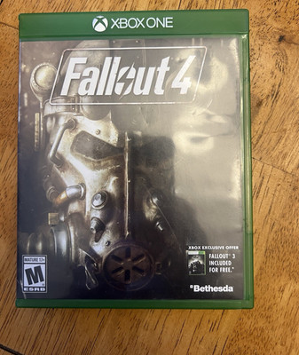Bethesda Fallout 4 w/ Manual Microsoft Xbox One M Rated Fallout RPG