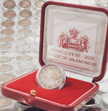 Monaco 2 euro 2026 Douchè de Valentinois, Proof, PP.